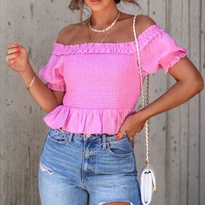 Pink top